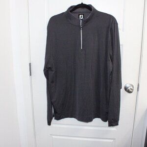 FootJoy Men's Long Sleeve Shirt - Dark Gray
